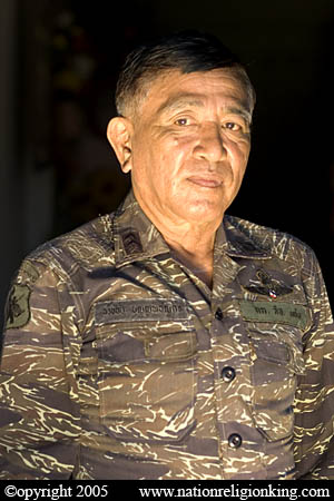 International Missions: RTAVF Veteran and PARU Border Patrol Police Lieutenant Thavatchai Boonyapichayakit, July, 2005.