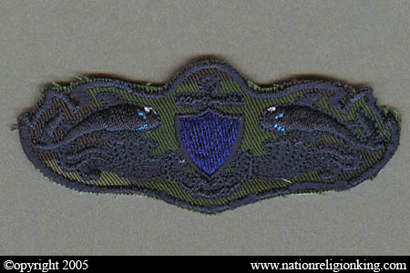 Royal Thai Navy: Seal/UDT Dolphins Patch Variant