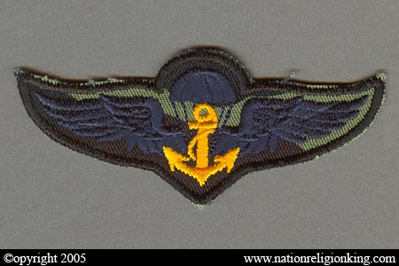 Royal Thai Marines: Jump Wings Patch Subdued Variant
