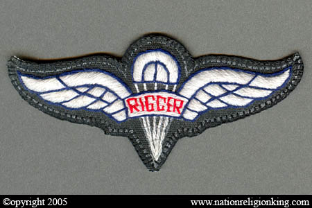 Training Insignia: Police Parachute Rigger Patch Variant