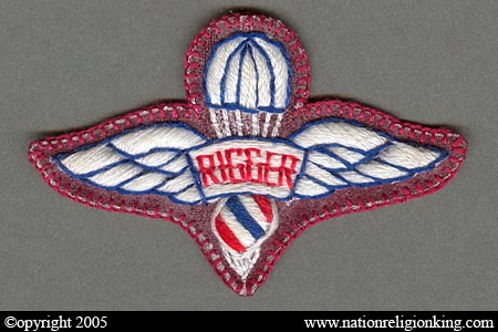 Training Insignia: Royal Thai Police Parachute Rigger Patch